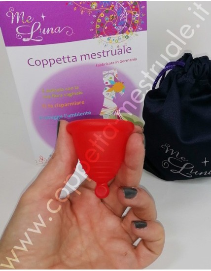 Menstrual cup Meluna Shorty Classic with handyball