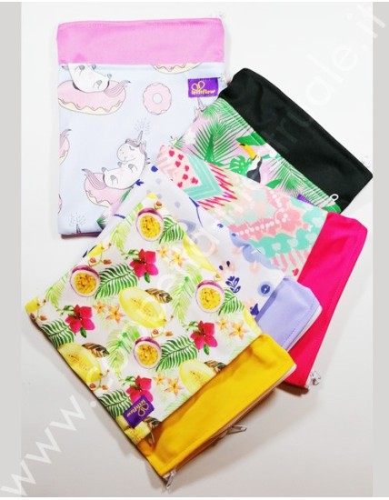 Wet Bag for cloth pads double space LetitFlow (18x20cm)