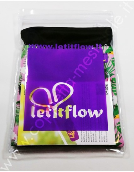 Wet Bag for cloth pads double space LetitFlow  (18x20cm)