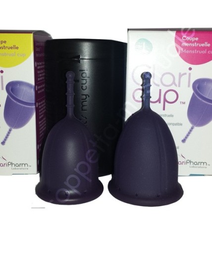 Claricup antimicrobical  size 1- Violet menstrual cup