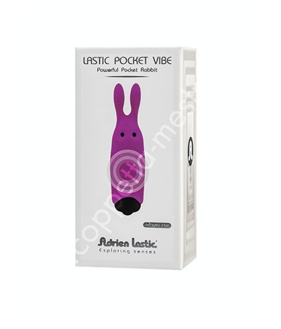 Bunny Viola mini vibratore tascabile Adrien Lastic