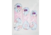 Trial Package velour bamboo cloth pads pastel (S+M+L)