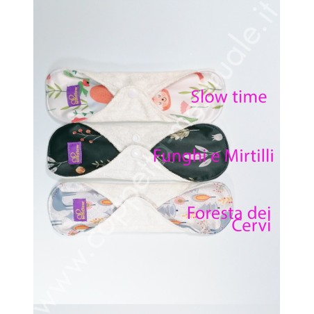 Assorbenti Giorno in Spugna di bamboo 24 cm sfuso Letitflow