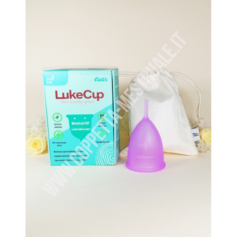 LukeCup SMALL- the menstrual cup soft Small size