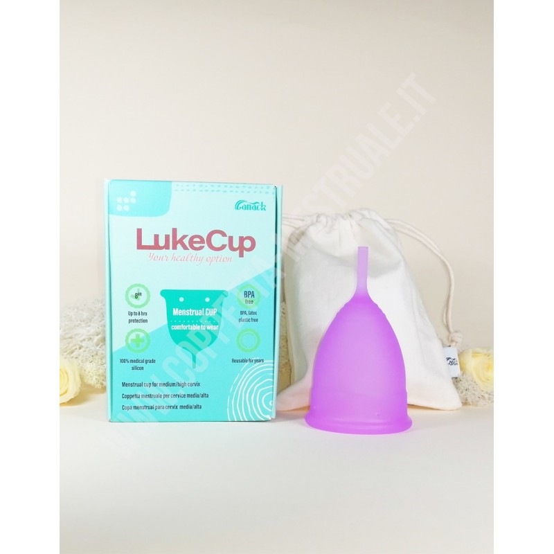 LukeCup LARGE- Soft menstrual cup Large
