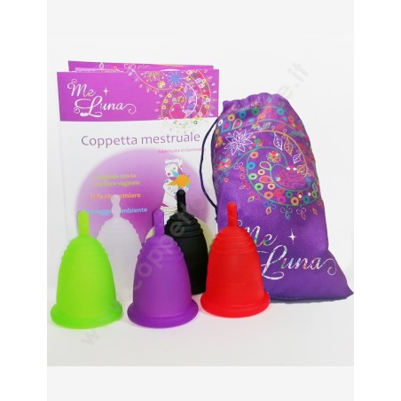 coppetta MeLuna morbidezza media classica con Stelo 