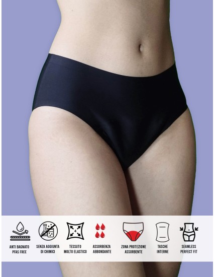 Slip massima assorbenza, invisibile, taglia Unica Flora