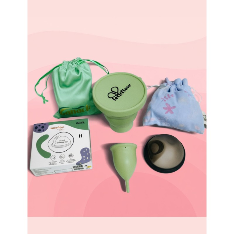 Kit NoGuess Over 25 (Coppetta Popsy Soft M,LukeDisc H,Barattolo igienizzante)