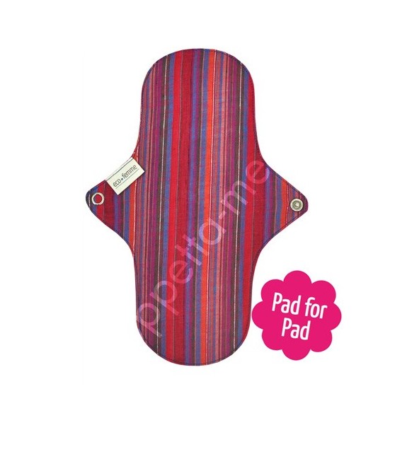 Eco femme Cloth pad Day vibrant color