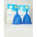 Eco-cup menstrual cup blu size 1 and 2