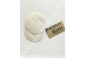 Cosmetic pad reusable in organic cotton- 2 pcs