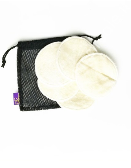 Set 5 reusable Cosmetic pad in a net
