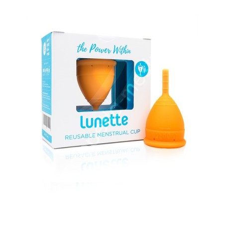  Lunette menstrual cup sales orange