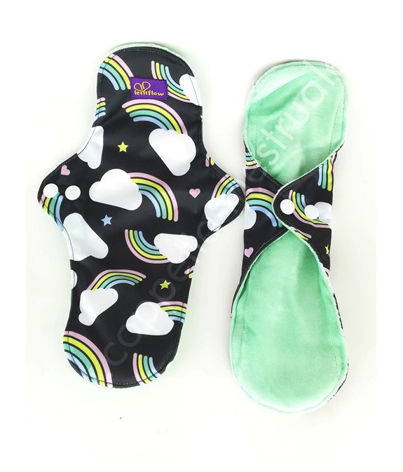 Duo Bamboo velour Large Cloth pad LetItFlow